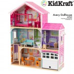 Casuta mare din lemn Avery DollHouse KidKraft de joaca cu papusi - cu sunete si lumini